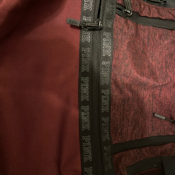 Pink maroon backpack - Picture 4 of 5